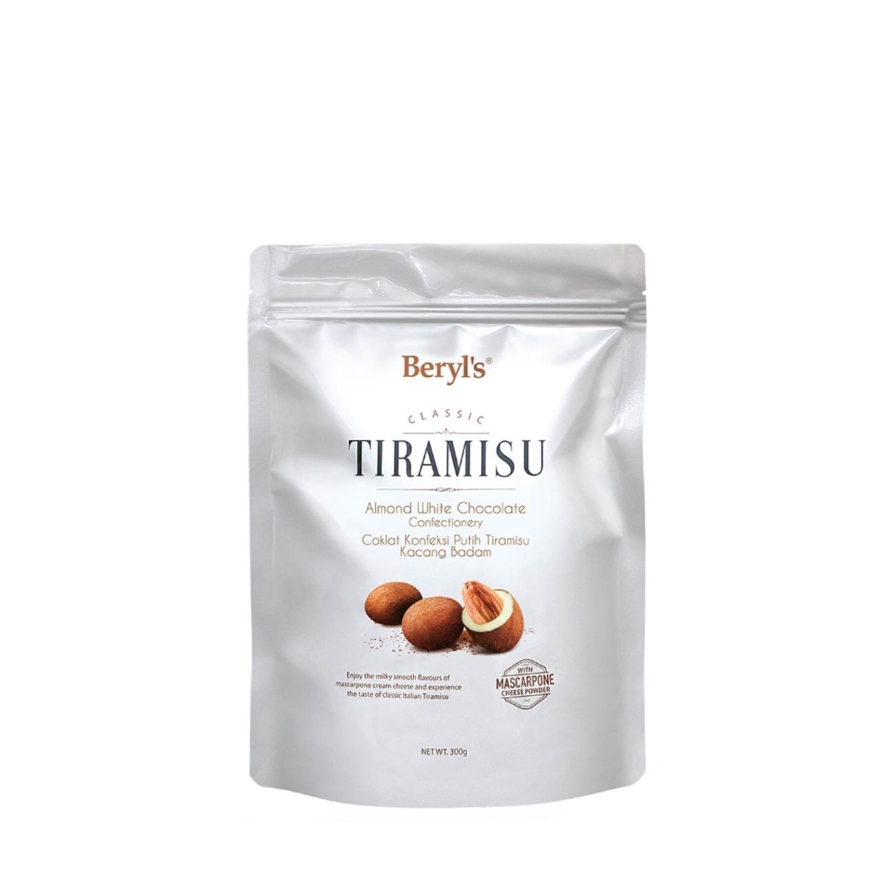 Classic Tiramisu Almond White Chocolate 300g